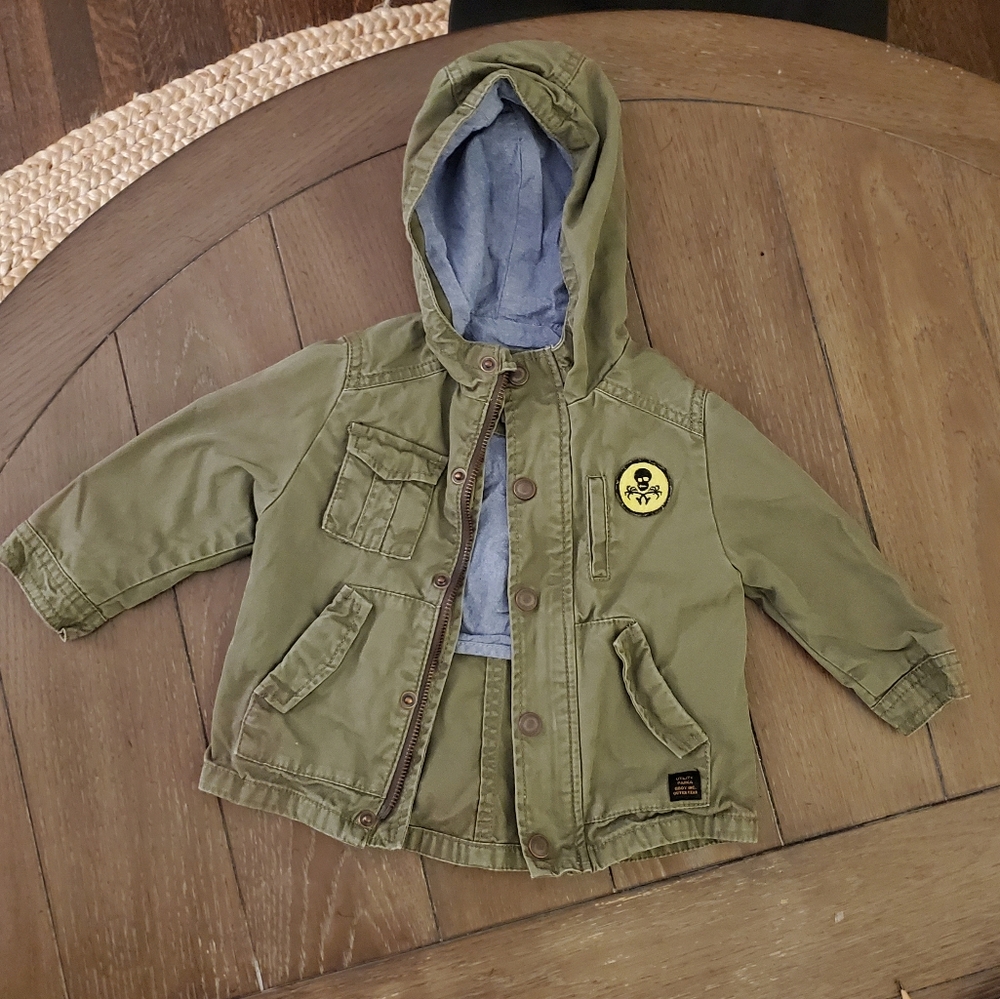 Zara BabyBoy outerwear collection skull jacket